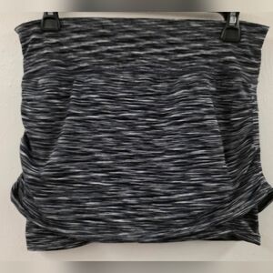 Athleta Black and Gray Women's Skort Size Medium Preloved
